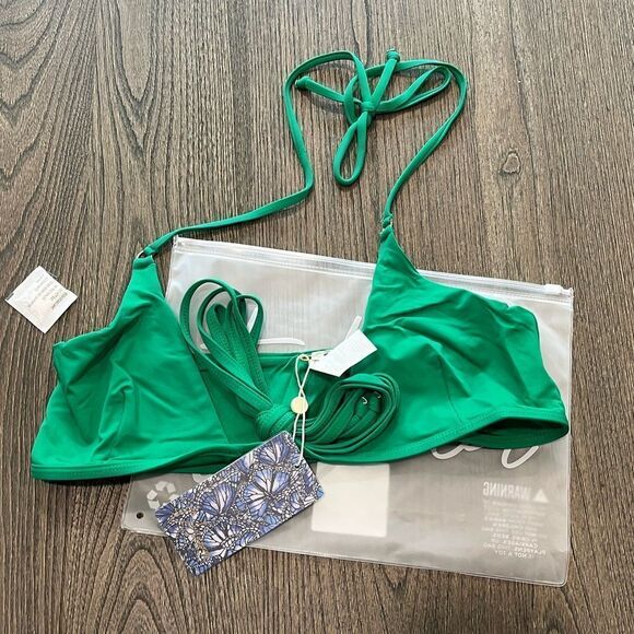 NWT Toluca Amina Bikini Top Waist Wrap Triangle Lush Size M/L - Picture 1 of 7